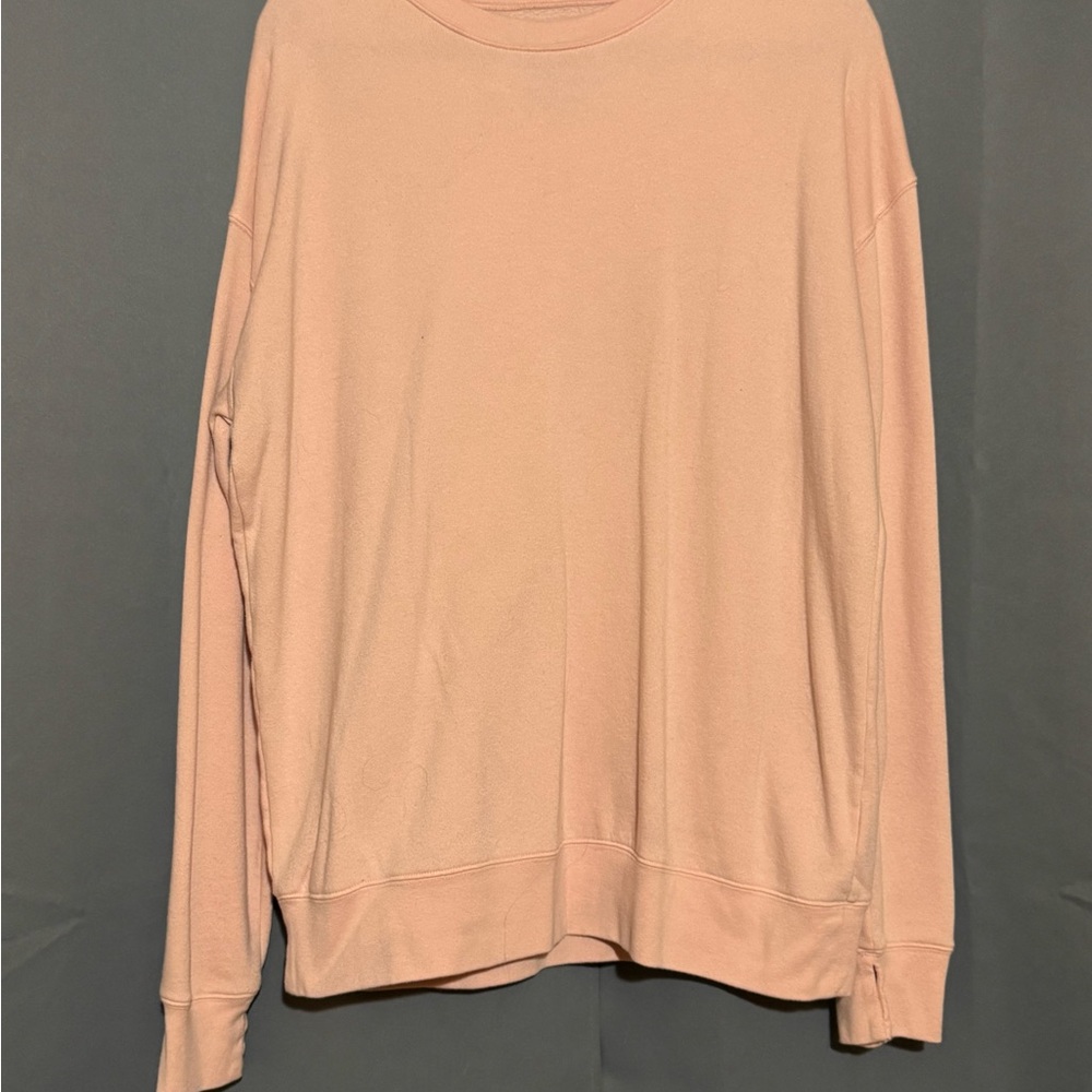 Pink Relaxed Fit Hoodie Sweatshirt